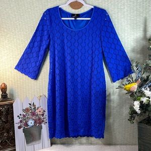 RONNI NICOLE Blue Dress